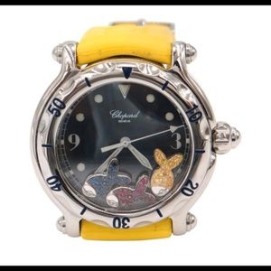 Chopard Happy Sport Watch SS W/FLOATING JEWELED FI